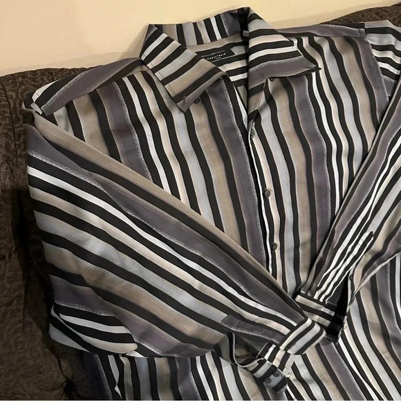 Equilibrio, size, xl multicolored, button down collar, shirt, - Picture 3 of 4